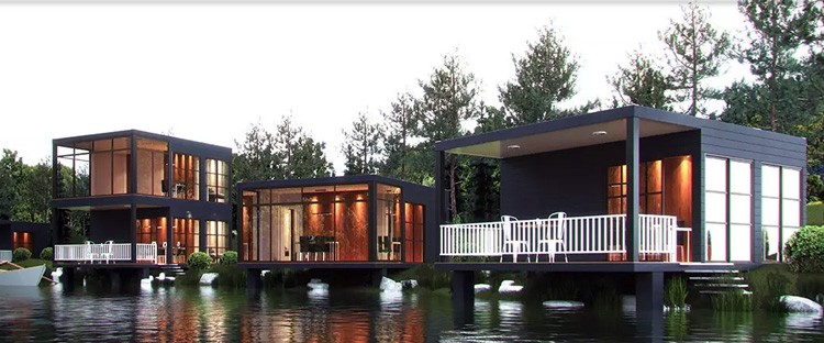 Container Home on the water
