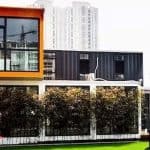 two story container house prefabricated