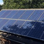 Solar panels for container home