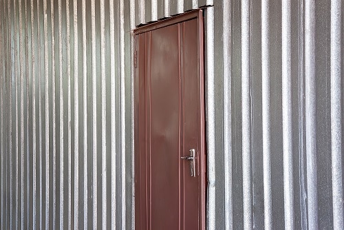 shipping container door