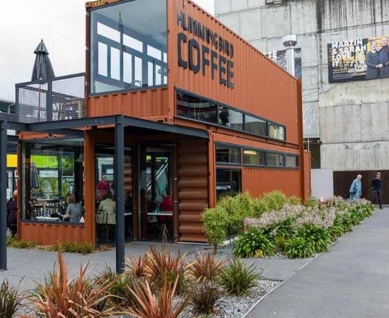 Shipping Container Coffee Shop Designs