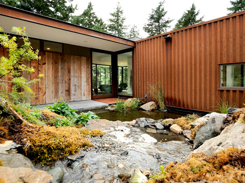  container house courtyard 
