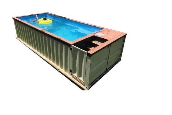 shipping container pool from China